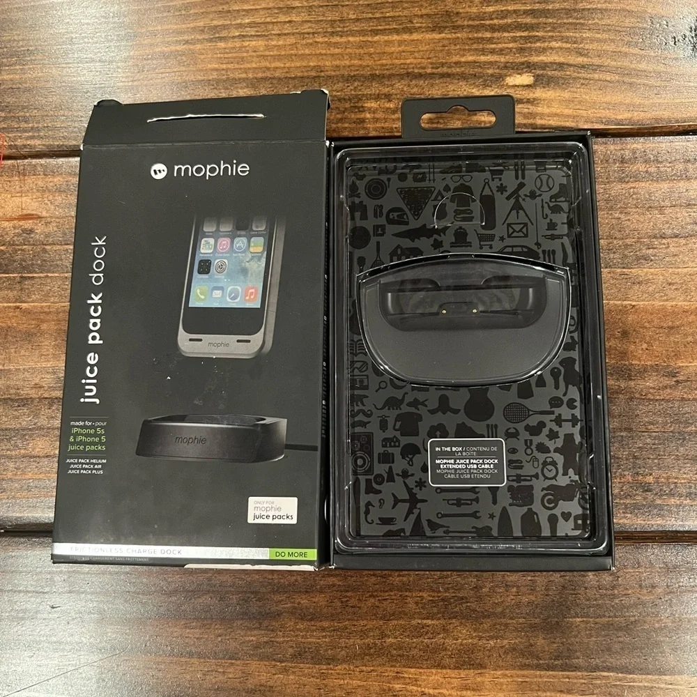 Mophie Black Juice Pack Sock for iPhone 5/5s, NIB, charging, iPhone accessories